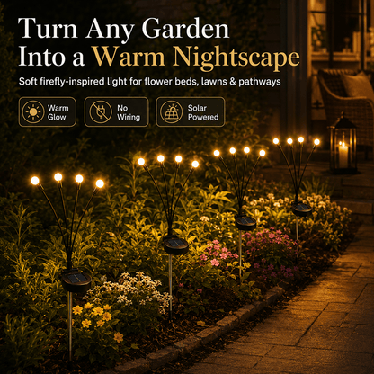 💖 Hot Sale 49%OFF✨ Solar Firefly Garden Stake Lights