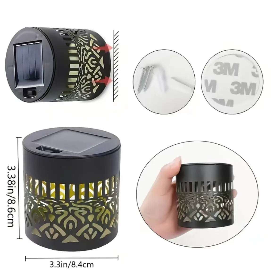 ☀️No Electricity Bills🌙Solar Mandala Projector Lights —Turn Your Backyard Into A Magical Light Show✨