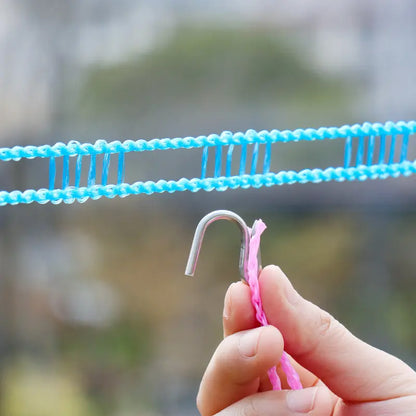 3 Pack Clotheslines for Outside(5 m/197 in)