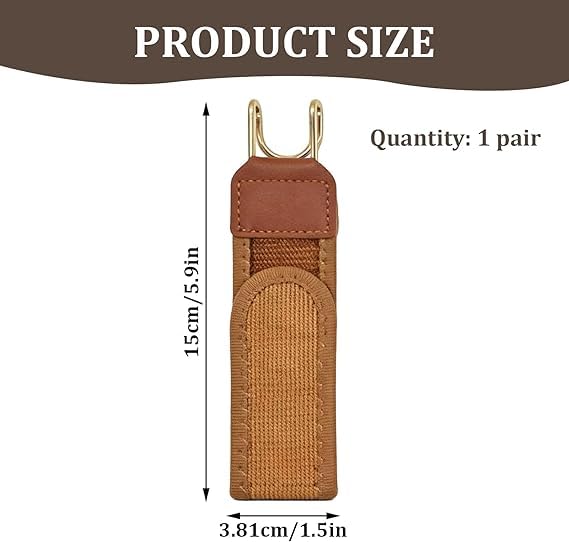 2Pcs - No Buckle Elastic Stretch Belt for Men & Women