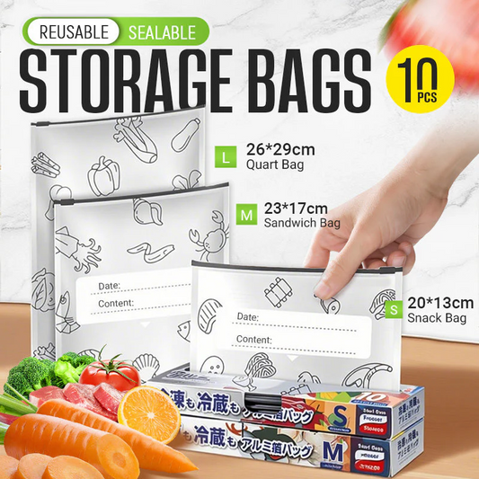 🔥Global bestseller🍗 Limited time offer! Buy 3 get 2 free🥦Reusable Aluminum Foil Sealable Storage Bags