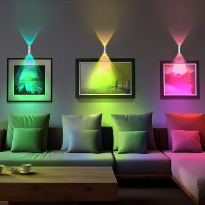 🔥 4 PCS Smart RGB Sunset Wall Lamp — Turn Any Room Into a Viral Glow Paradise 🌈