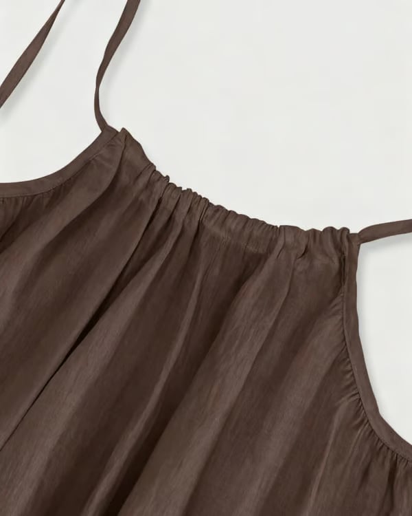 ✨ Adjustable Backless Camisole Dress🎉Women's Solid Color Backless Cami Dress