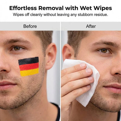 🏆Buy 1 get 1 free🎉National Flag Face Paint Stick for Sports Fans! ⚽
