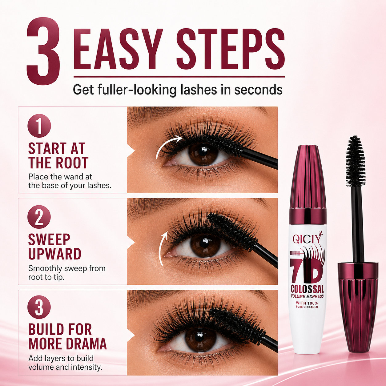 ✨QICIY 7D Colossal Volume Express Mascara