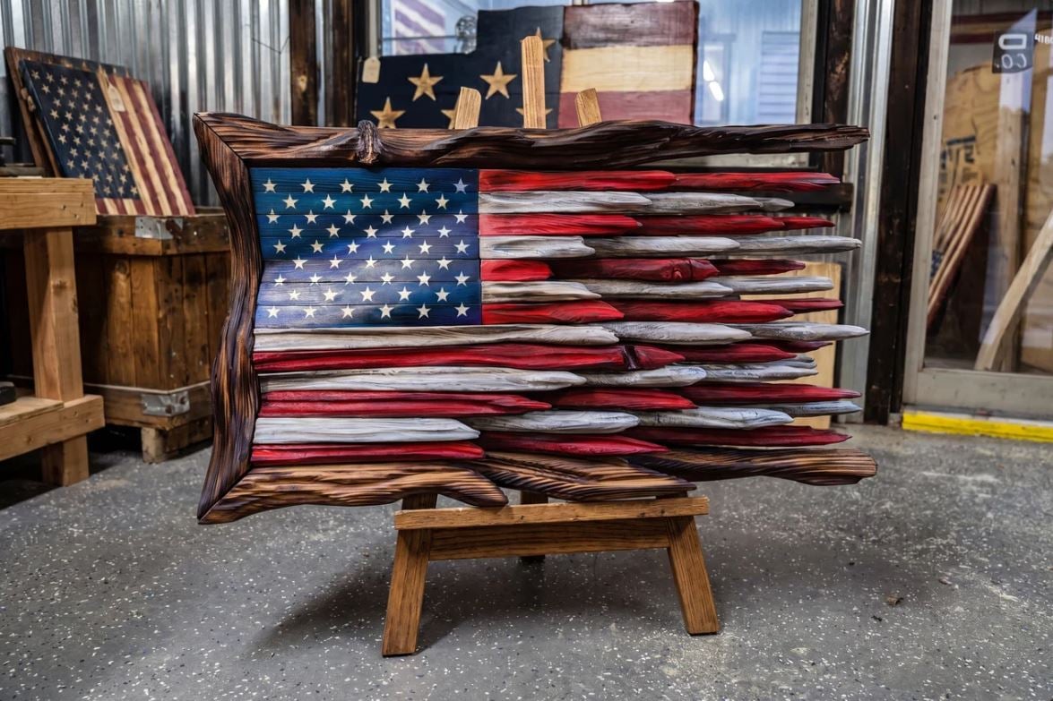 3D ''The Battle Worn'' Flag