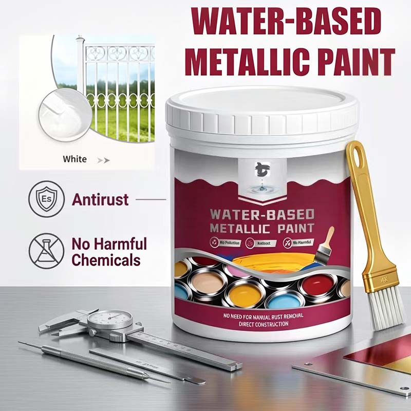 🔥Hot Sale 49% OFF🔥 Rust Converter & Metallic Paint – Stops Rust, Ready to Paint🛡️