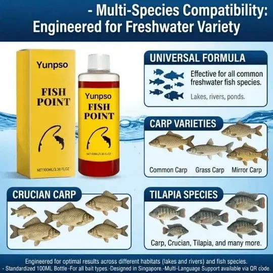Concentrated Fish Attractant Liquid – Fast-Acting Red Worm Bait Additive for Freshwater Fishing, Enhances Scent & Improves Bite Response (100ml)-JAY