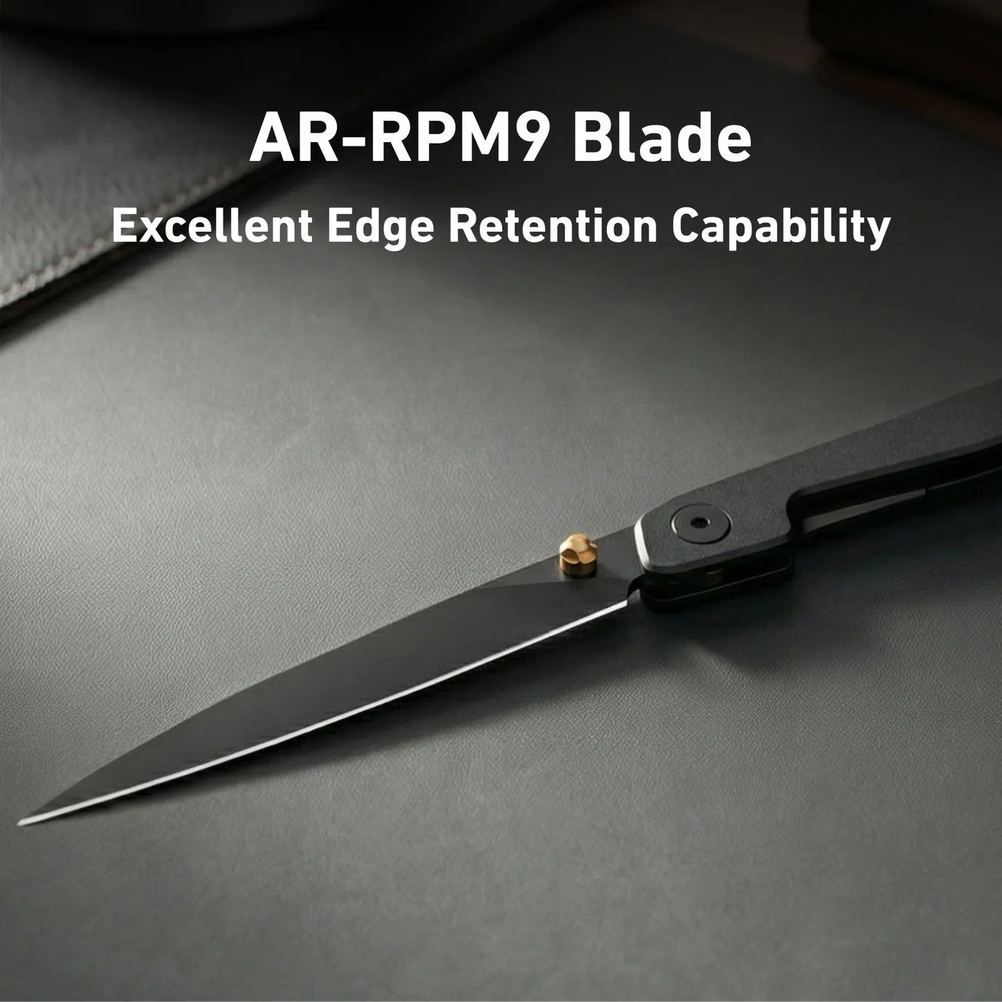 🔥Last Day Sale 50% OFF🎉Lanky Liner Lock Front Flipper Knife Black Aluminum Handle