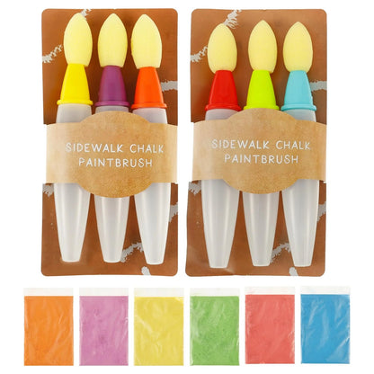 🌈 Giant Washable Sidewalk Chalk Paint Set – Just Add Water! 💦 Non-Toxic, Safe & Easy to Clean Outdoor Toy for Kids 🖍️