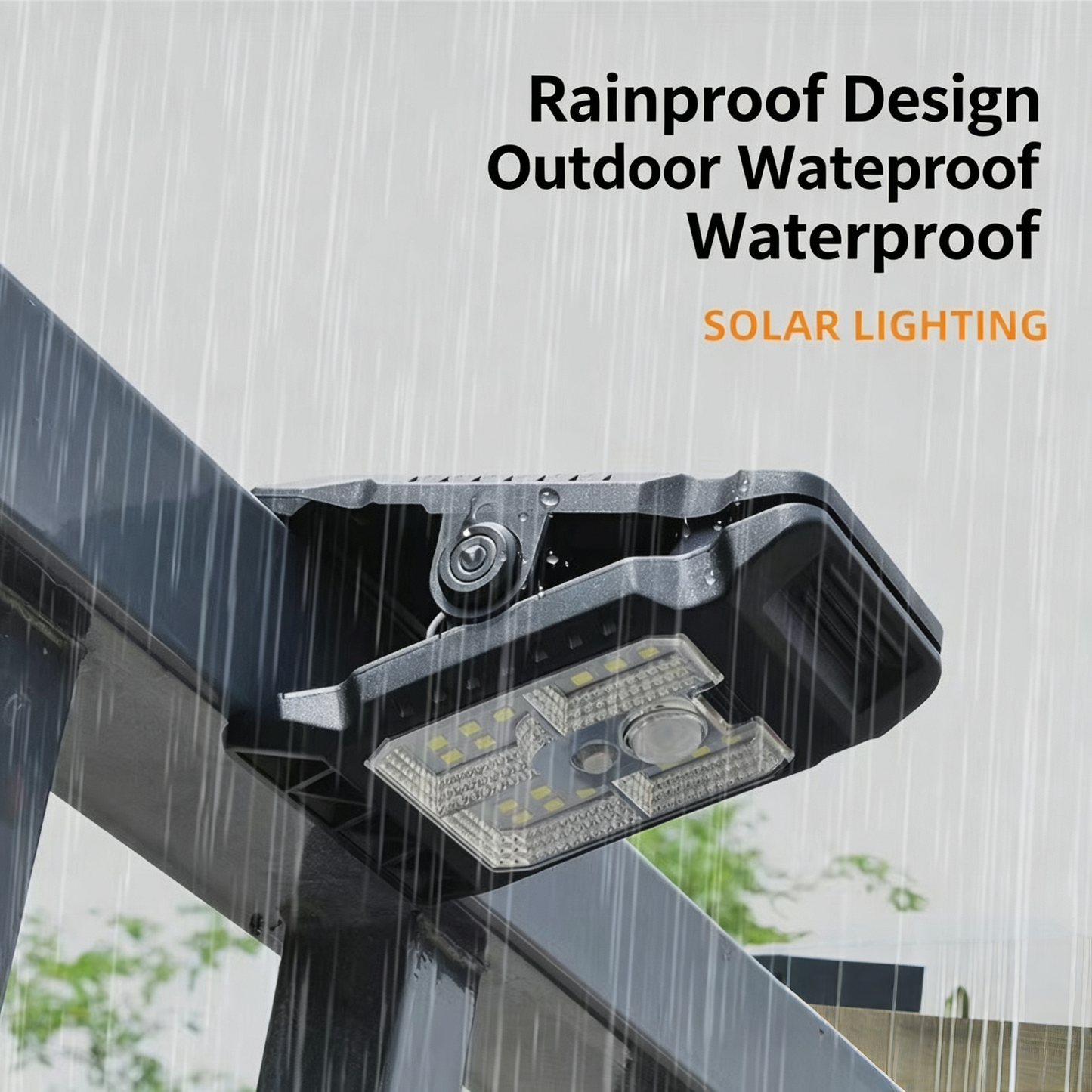 Solar Clip Light with Motion Sensor