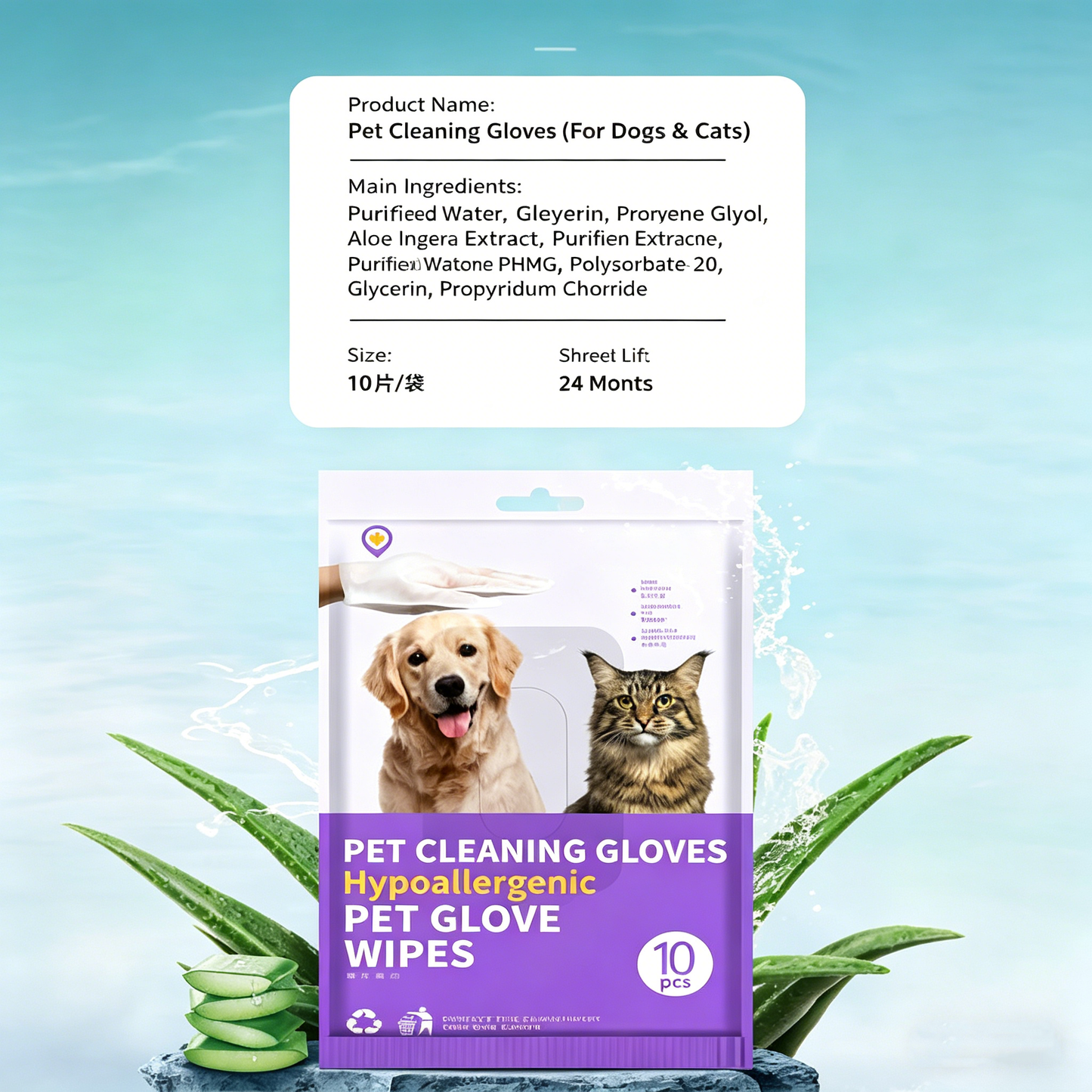 🏆 [BEST SELLER] 5-Minute "No-Rinse" Pet Grooming Gloves for gentle cleaning