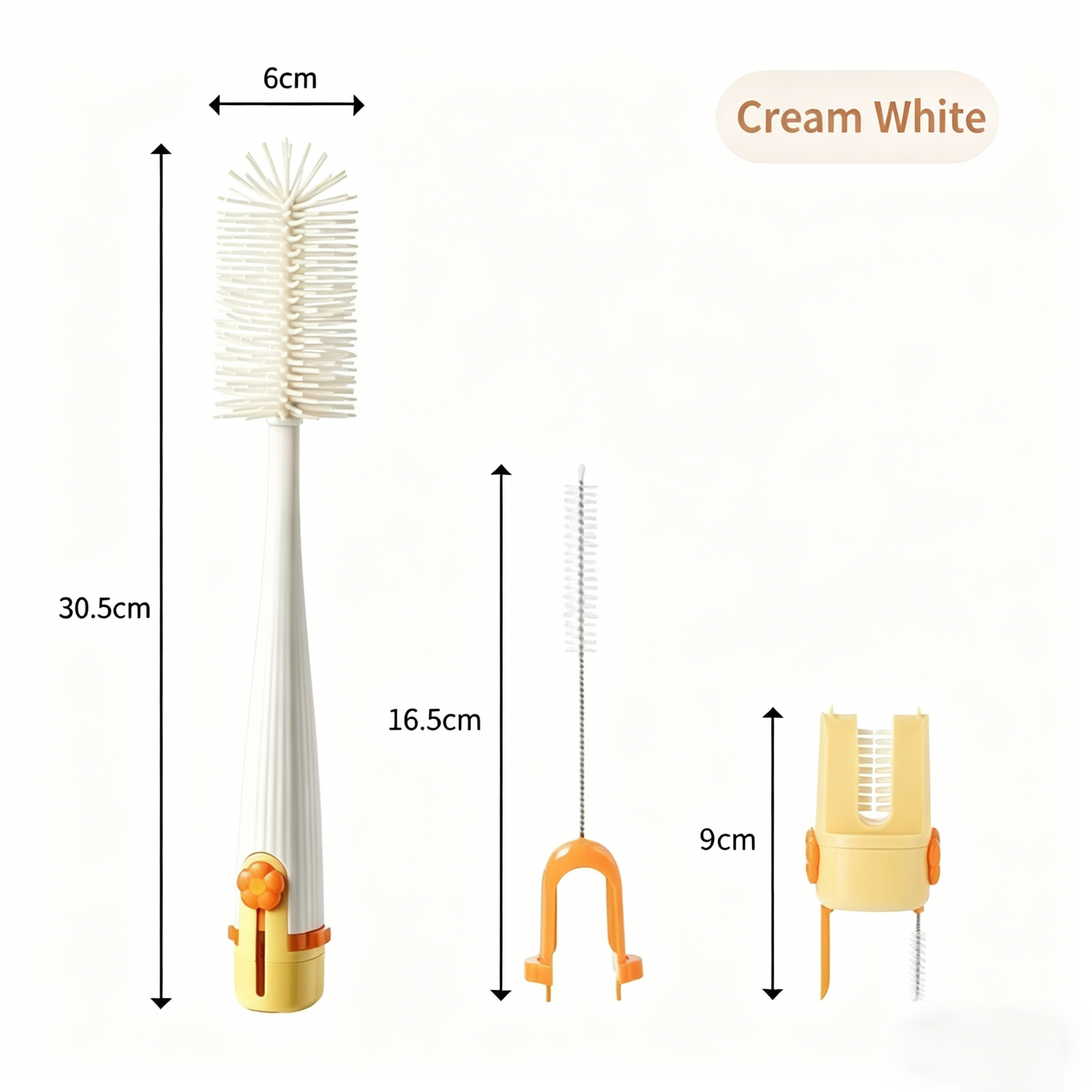 5-in-1 Bottle & Straw Cleaning Brush – Multifunctional Tool for Bottles, Cups, Straws