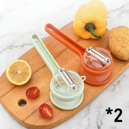 🔥50% OFF Today🔥Retractable Splash-Proof Peeler — No More Messy Kitchen Counters 🥔✨