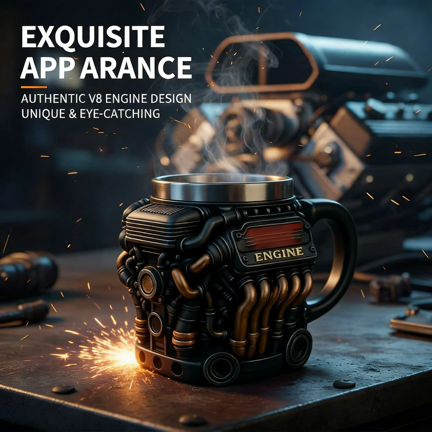 ⚡✨🚘️Ultimate  Engine Theme Gift Mug · The Dream Choice for Car Enthusiasts