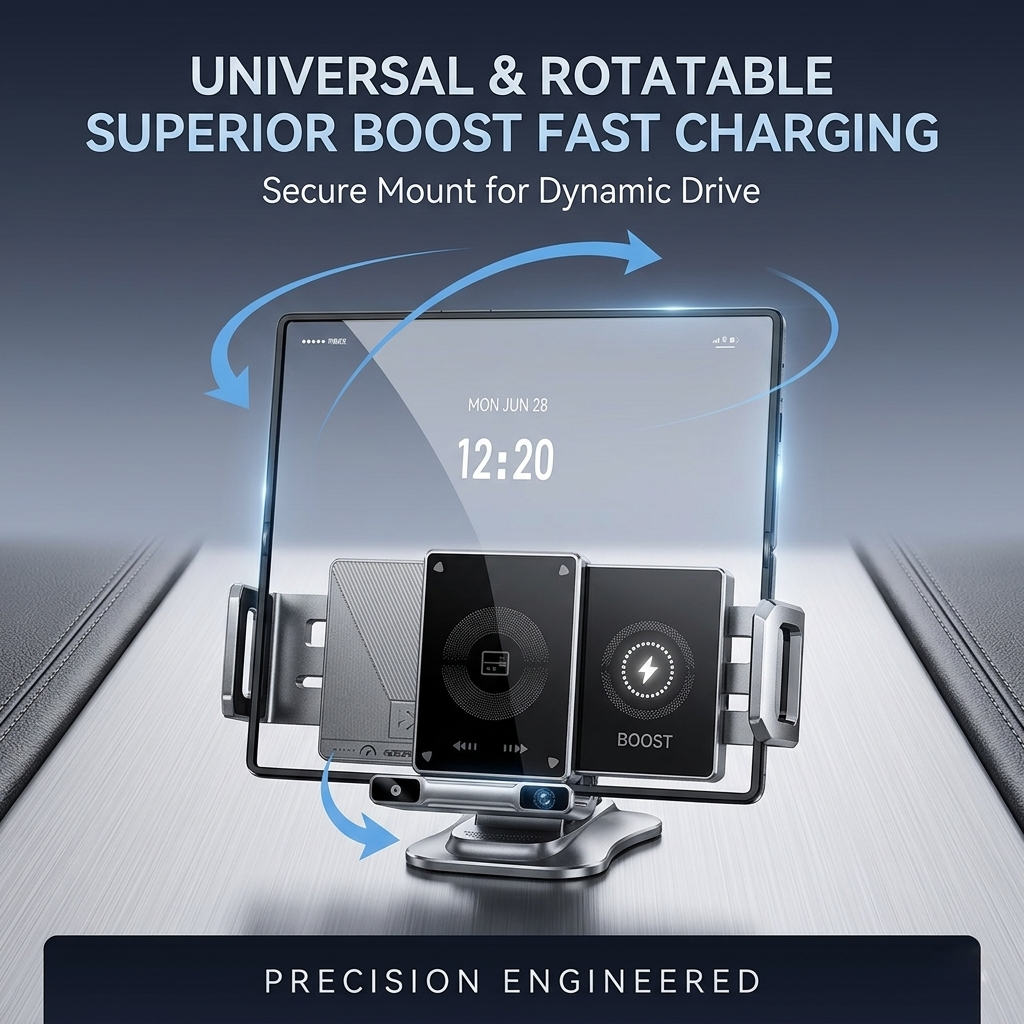 📱🚗Auto-Sensing Wireless Charging Car Phone/Pad Holder
