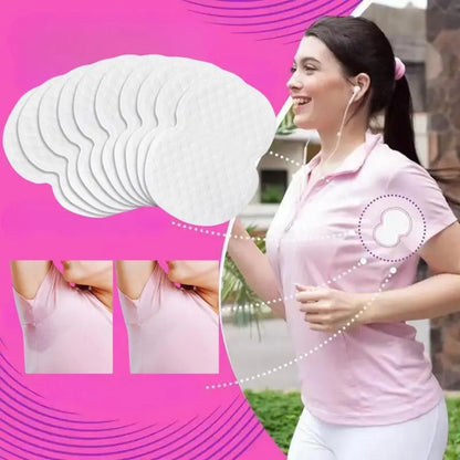 Invisible Disposable Underarm Sweat Pads – Breathable Underarm Sweat Absorbers suitable for daily use, fitness, travel, and as a Ramadan gift; an effective antiperspirant and deodorant solution.