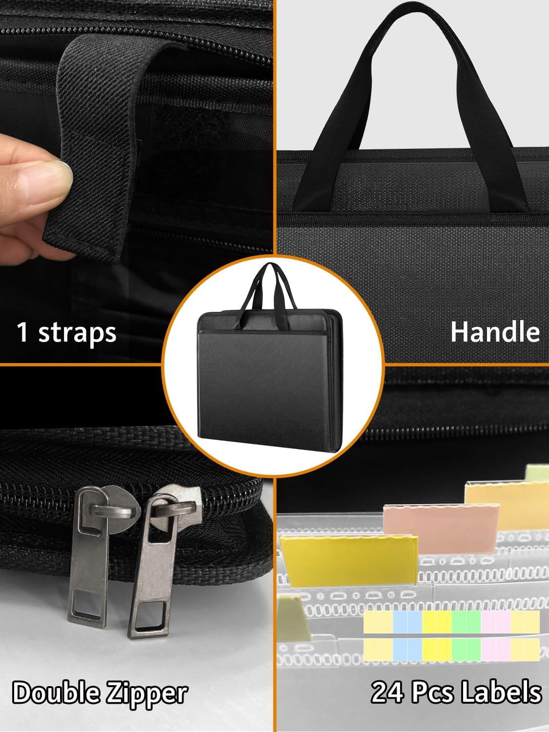 🎖️Important Document Organizer Folio Accordion File Organizer