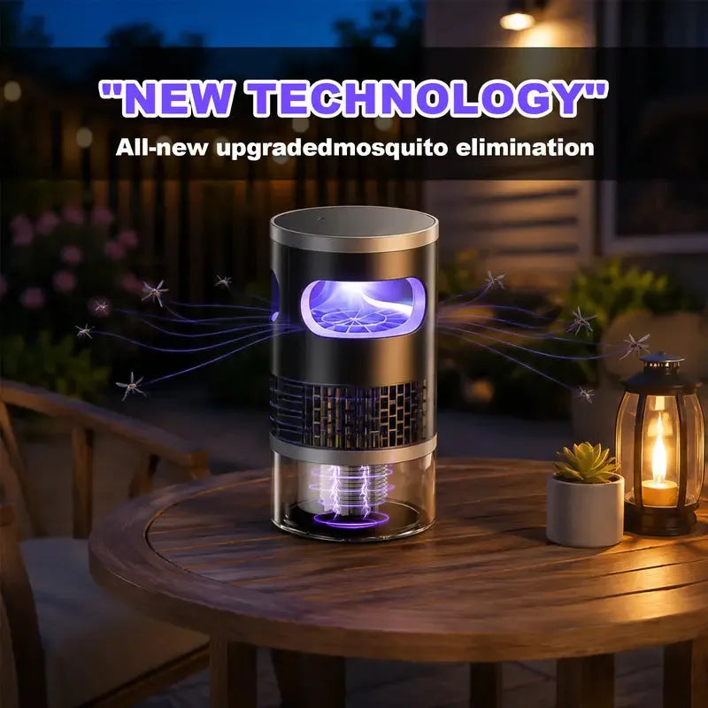 🔥 Flash Sale 49% OFF – 2026 Upgrade⚡Indoor Insect Trap with Light and Suction Non Zapper Flying Bug Catcher