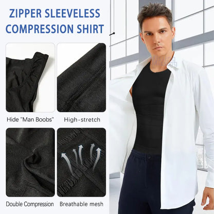 🔥New Hot Selling💪Men's Workout Vest - Compression Shapewear Tank Top