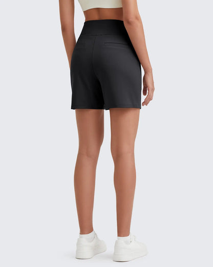 Women's High-Waisted Athletic Bermuda Shorts with Pockets – Running, Yoga, Summer Casual Activewear(Buy 2 Free Shipping)