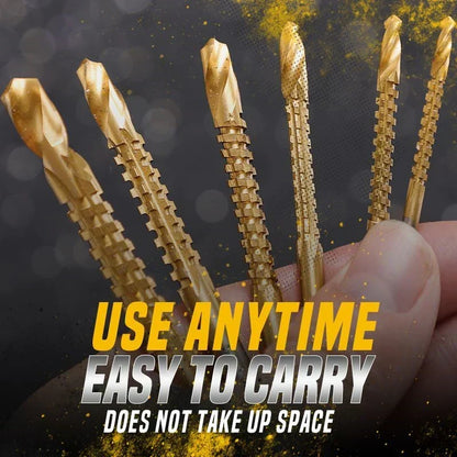 ⚙️ 50% OFF High-Speed Steel Drill Bit Set 🧰 Titanium-Coated & Multi-Material Ready