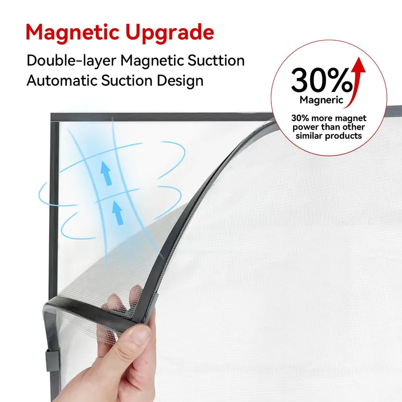 ⭐DIY Magnetic Window Screen | Adjustable Fiberglass Mosquito Mesh