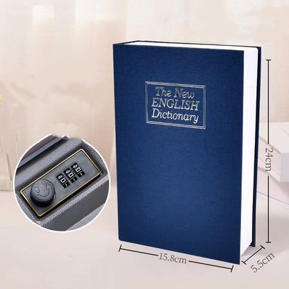 🏆#1 Best Seller 2026 🔥Hidden Book Safe with Combination Lock – Secure Your Cash & Valuables🗄️