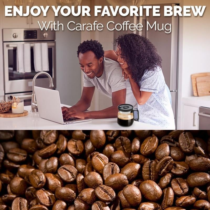💕 46% OFF💖☕ 16 Oz Glass Coffee Mug – Coffee Pot Style