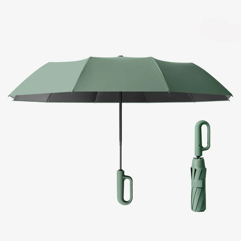 🔥2026 New Model💖 Creative Ring Buckle 10-Rib Windproof Reinforced Umbrella