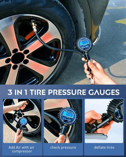 🔥🔥Last Day 50% OFF - 🏎️ Digital Tire Inflator with Pressure Gauge