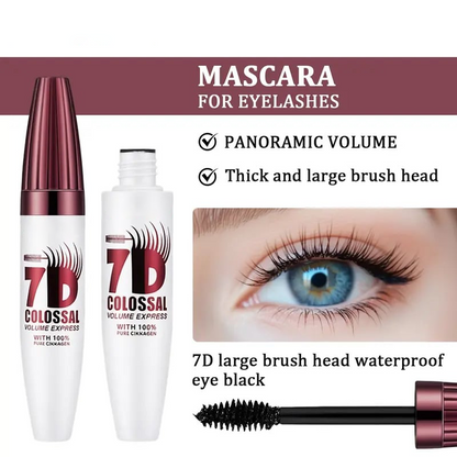 💖7D Waterproof Mascara 👀 Long, Curled & Fuller Lashes All Day ✨