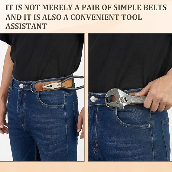 2Pcs - No Buckle Elastic Stretch Belt for Men & Women