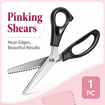 ✂️Stainless Steel Zig Zag Scissors with Serrated Teeth - Perfect for DIY Crafts
