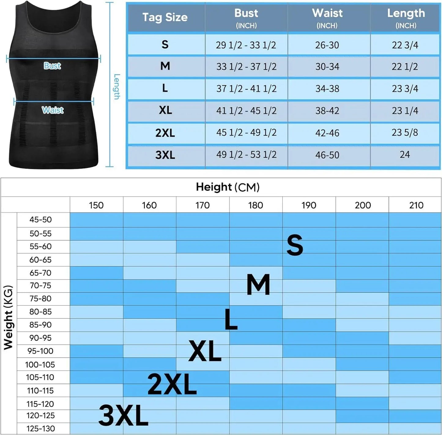 🔥New Hot Selling💪Men's Workout Vest - Compression Shapewear Tank Top