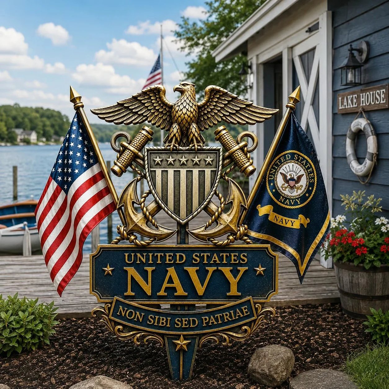 🏆Last Day Promo: 49% OFF 🎖️-US Marine Corps Semper Fidelis Tribute Garden Stake - ✈️Buy 3 Free Shipping Today!