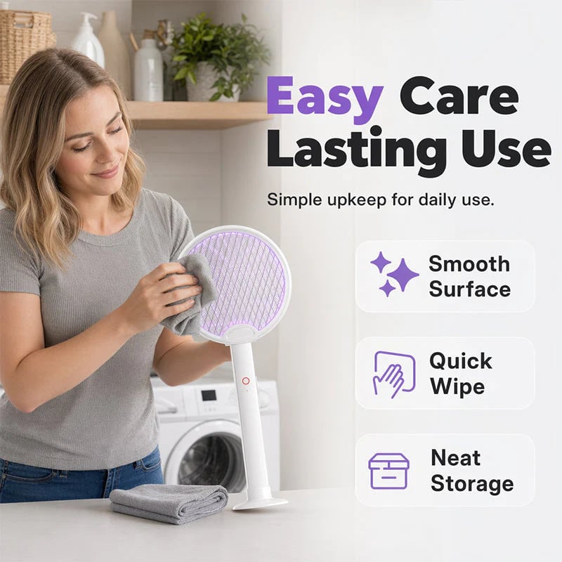 2-in-1 Rechargeable Electric Fly Swatter