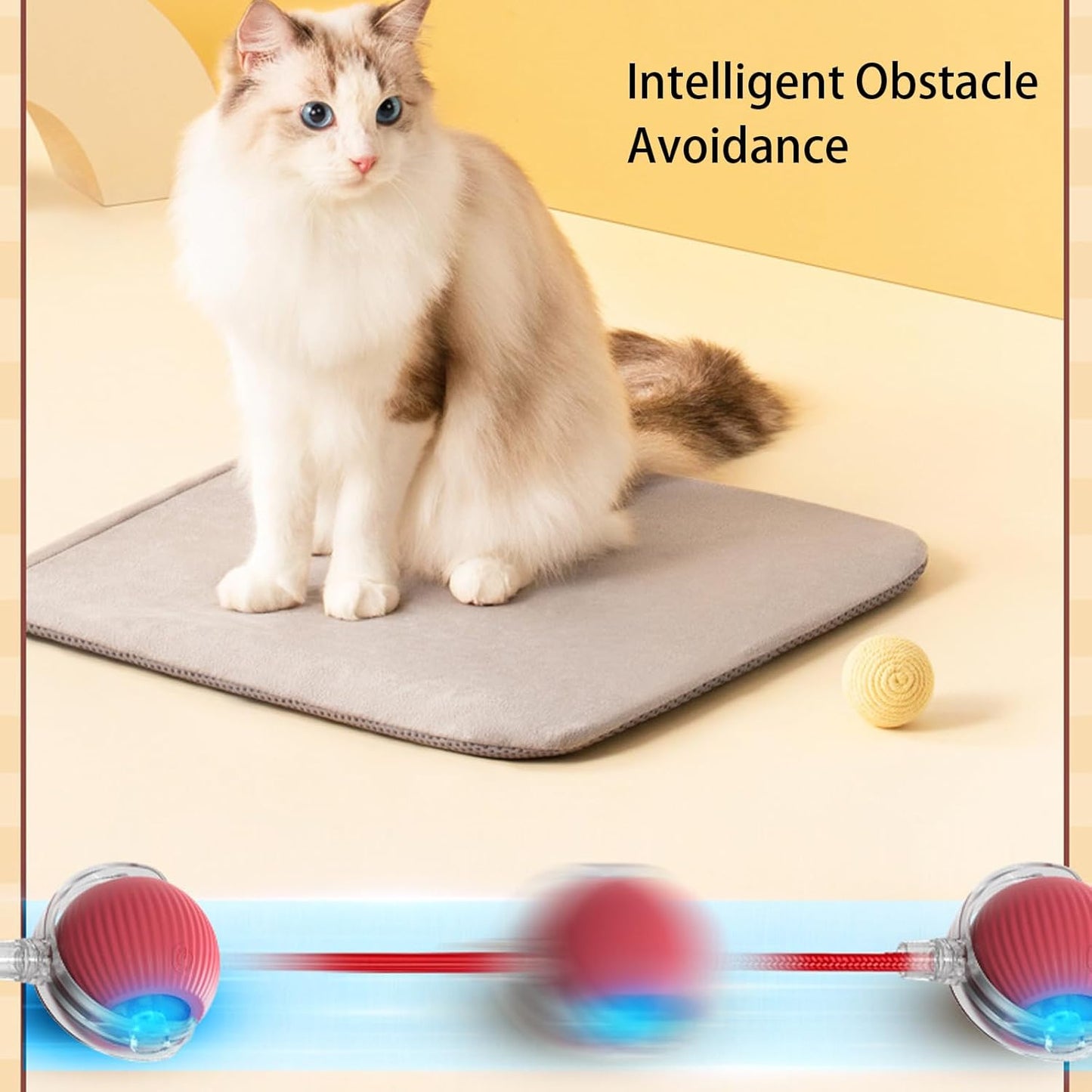 Say goodbye to boring toys — only endless fun awaits!- interactive pet toy ball