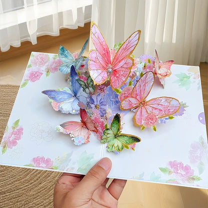 ✨ FLASH SALE: 40% OFF Vibrant 3D Butterfly Pop-Up Cards! ⏳🦋
