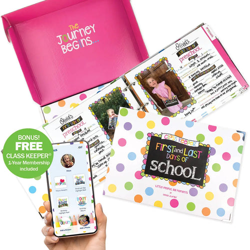 🔥Hot Sale 49% off🎁❤️School Days Memory Book|Simple & Stylish Keepsake Album📚