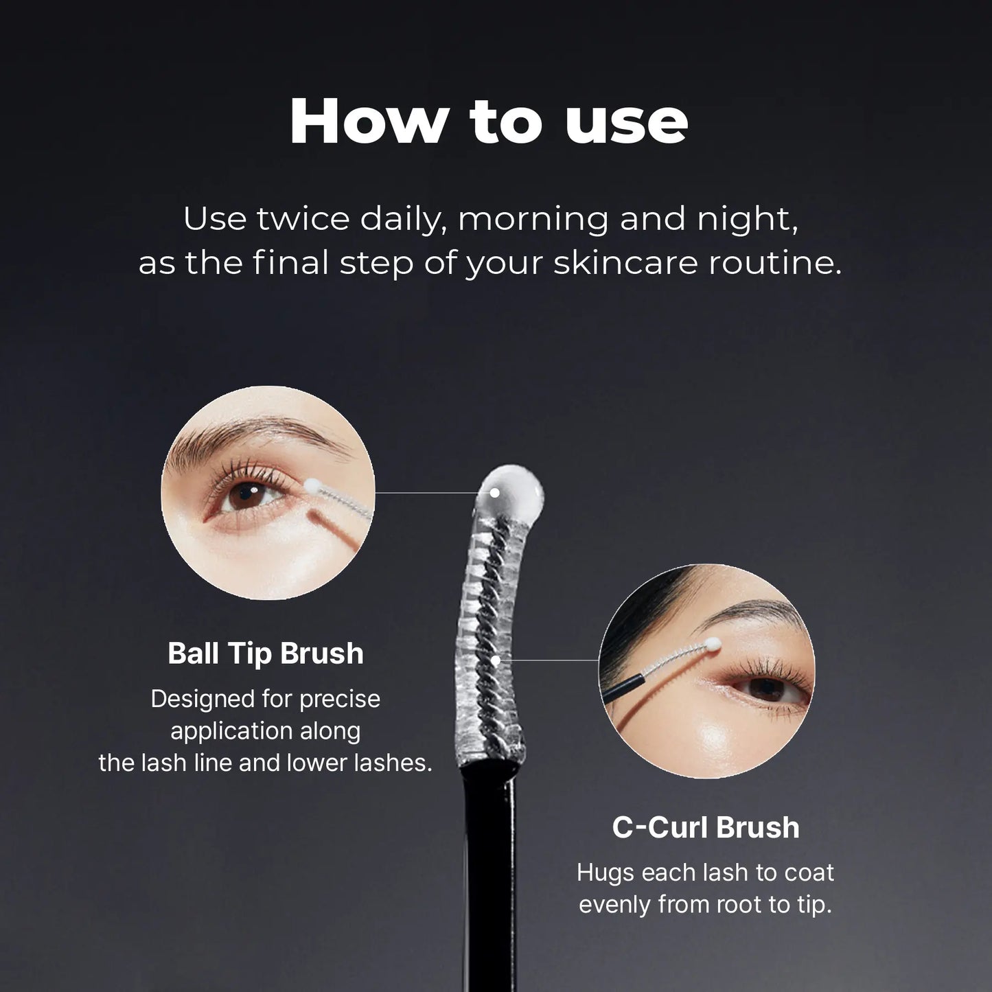Dual-Brush Lash & Brow Nourishing Serum | 0.5fl.oz ⭐⭐⭐⭐⭐