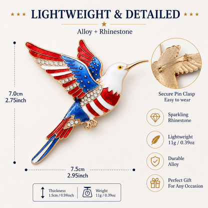 🗽 Buy 1, Get 1 Free 🔥 250th Anniversary Brooch of the Founding of the United States