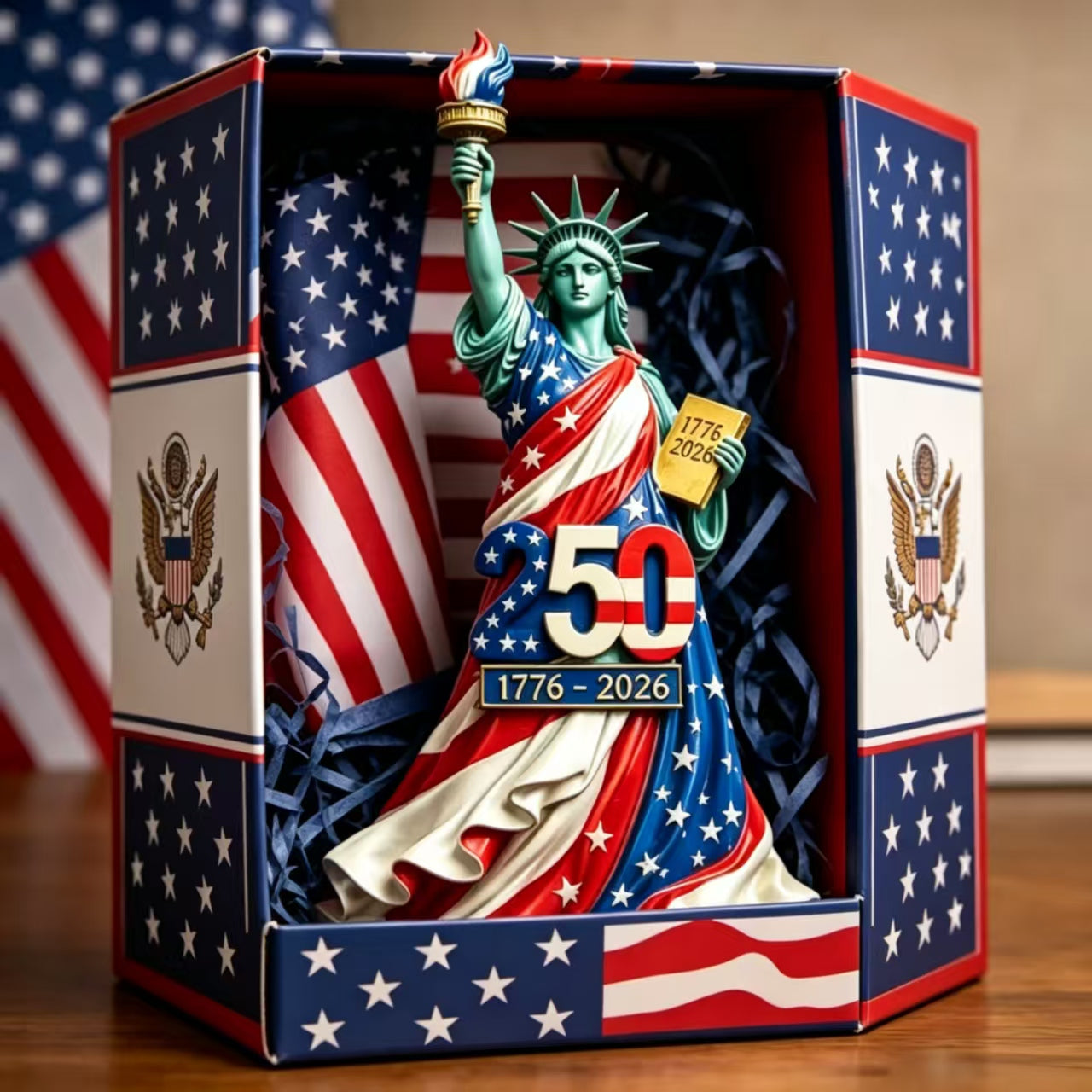 🔥 [Limited Edition] USA 250th Anniversary Liberty Statue (Deluxe Celebration Set Available)