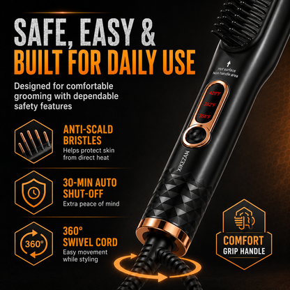 Complete Beard Straightener Grooming Kit