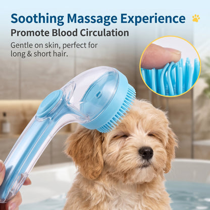 🎁Hot Sale Promotion 49% OFF🔥Pet Bath Brush with Shampoo Dispenser for Dogs & Cats