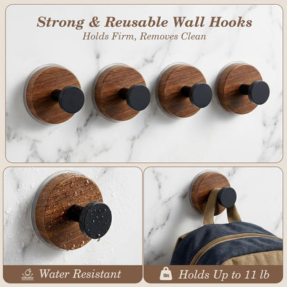 🥳2026 HOT SALE💞50K+ SOLD!✨No-Drill Heavy Duty Wood Hooks
