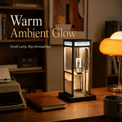 🔥Last Day 49% OFF - ☎️Retro Vintage Tall PhoneBooth Lamp