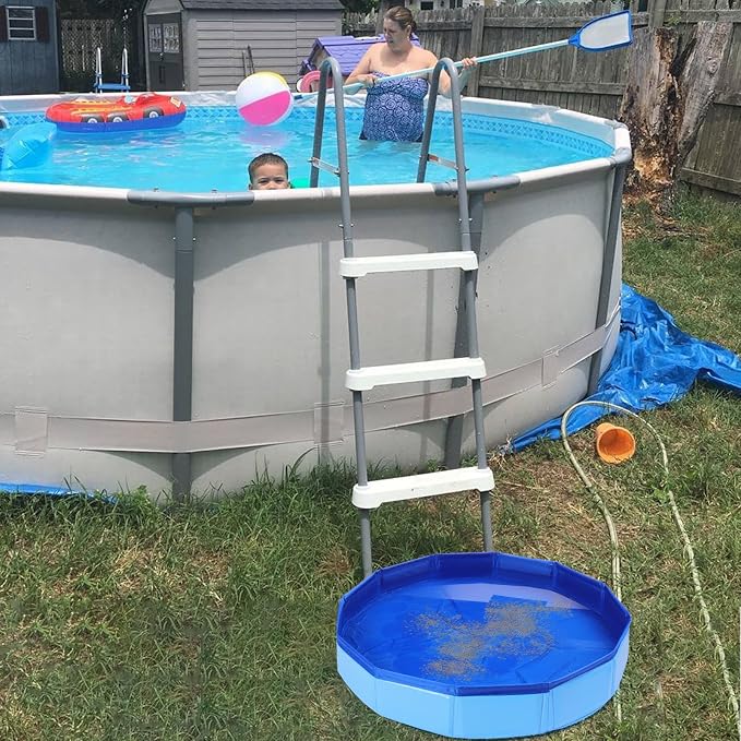 Pool Foot Bath – No inflation required, foldable, portable foot soaking basin; suitable for pool entrances—a must-have for above-ground pools.