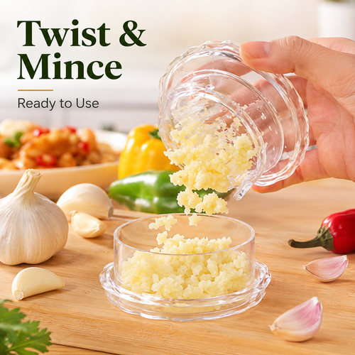 Multifunctional Chopper & Grinder — Suitable for Garlic, Onions, Ginger, Herbs, and Nuts — Impact-Resistant Kitchen Gadget & Home Essential