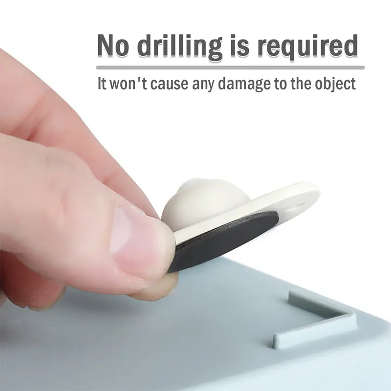 Heavy-Duty Adhesive Universal Wheels | 360° Mini Caster Wheels